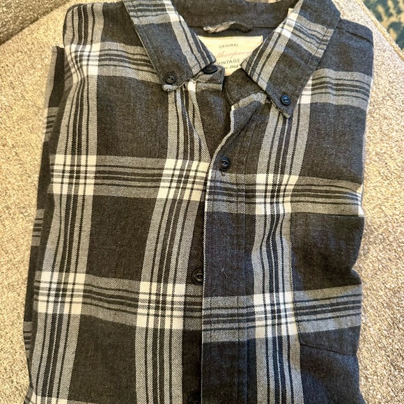 BUNDLE 4 FLANNELS! Weatherproof Men's Casual Plaid Button Down Shirts (1 NWT) - Picture 6 of 8